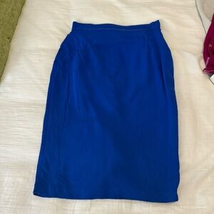 100% Silk Midi Skirt
